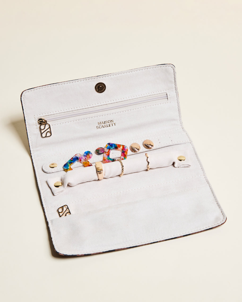 Catherine Zebra Jewelry Pouch