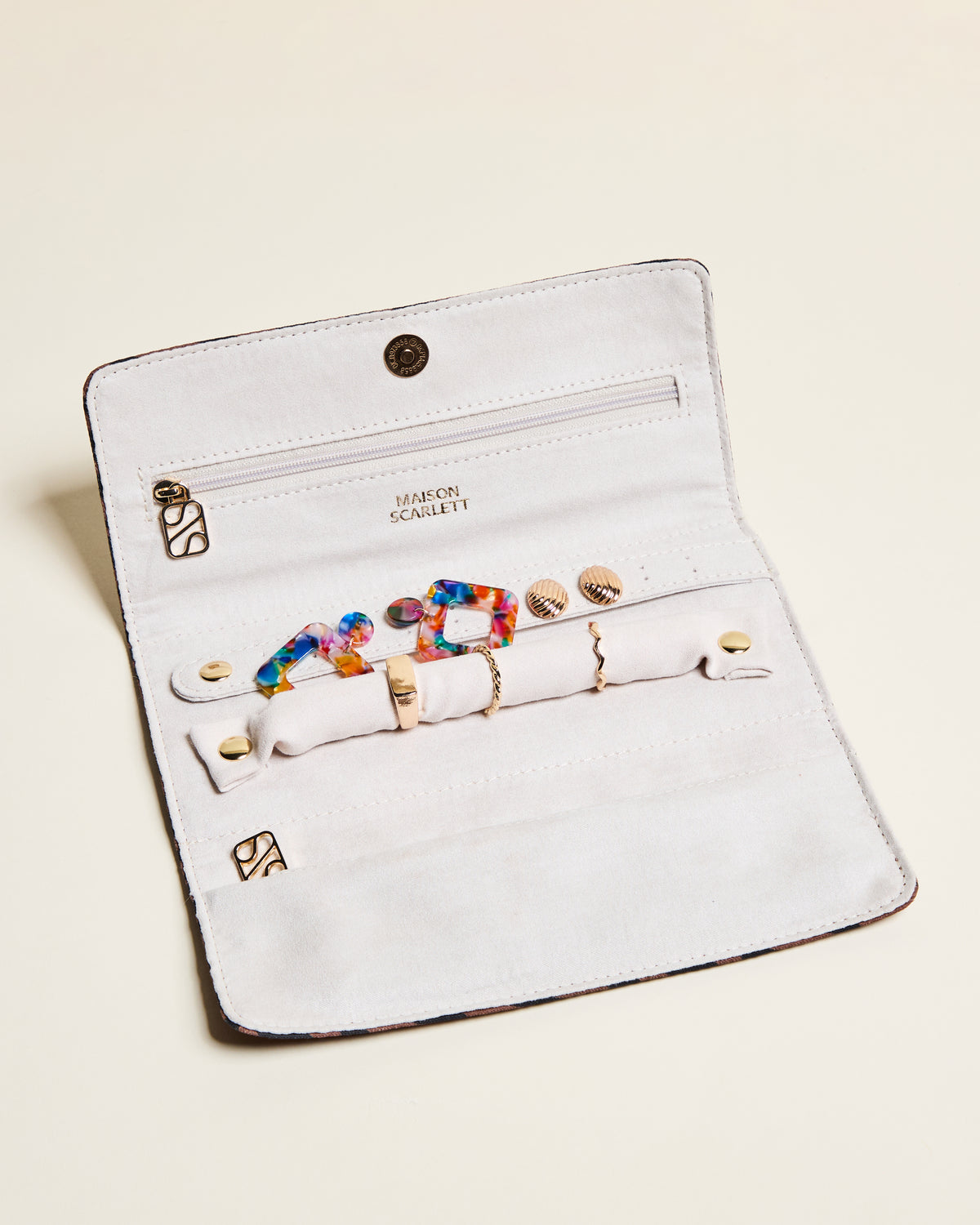 Catherine Zebra Jewelry Pouch