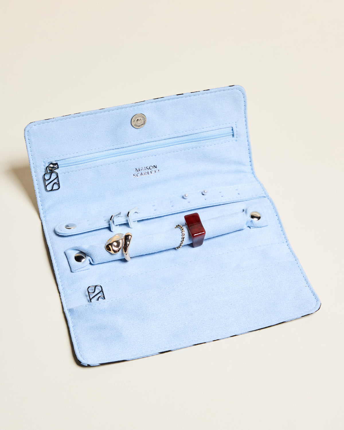 Catherine Zebra Jewelry Pouch
