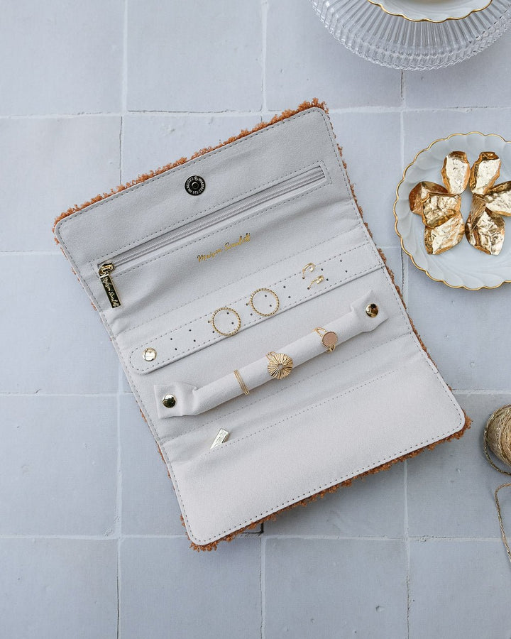 Catherine teddy travel jewelry pouch