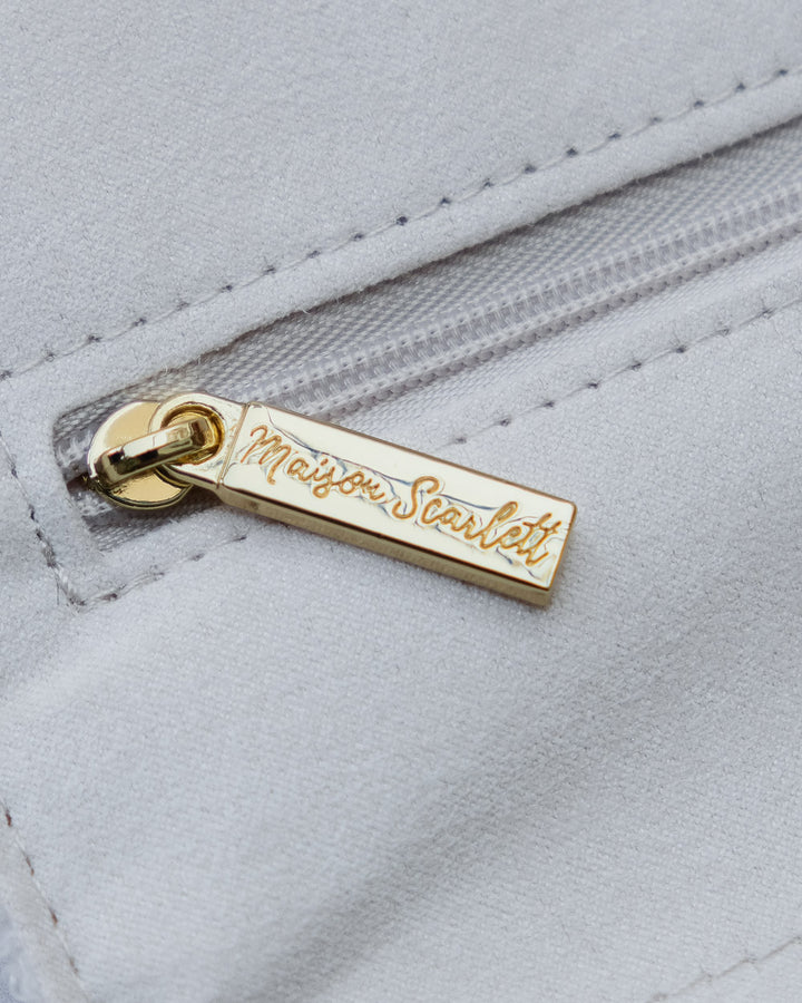 Catherine corduroy travel jewelry pouch