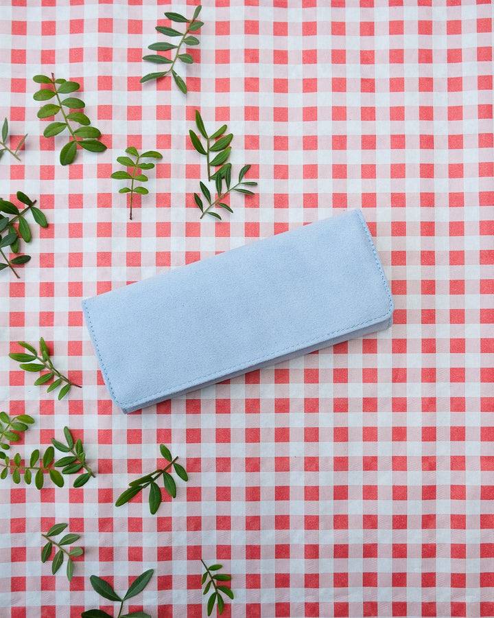 Catherine velvet travel jewelry pouch