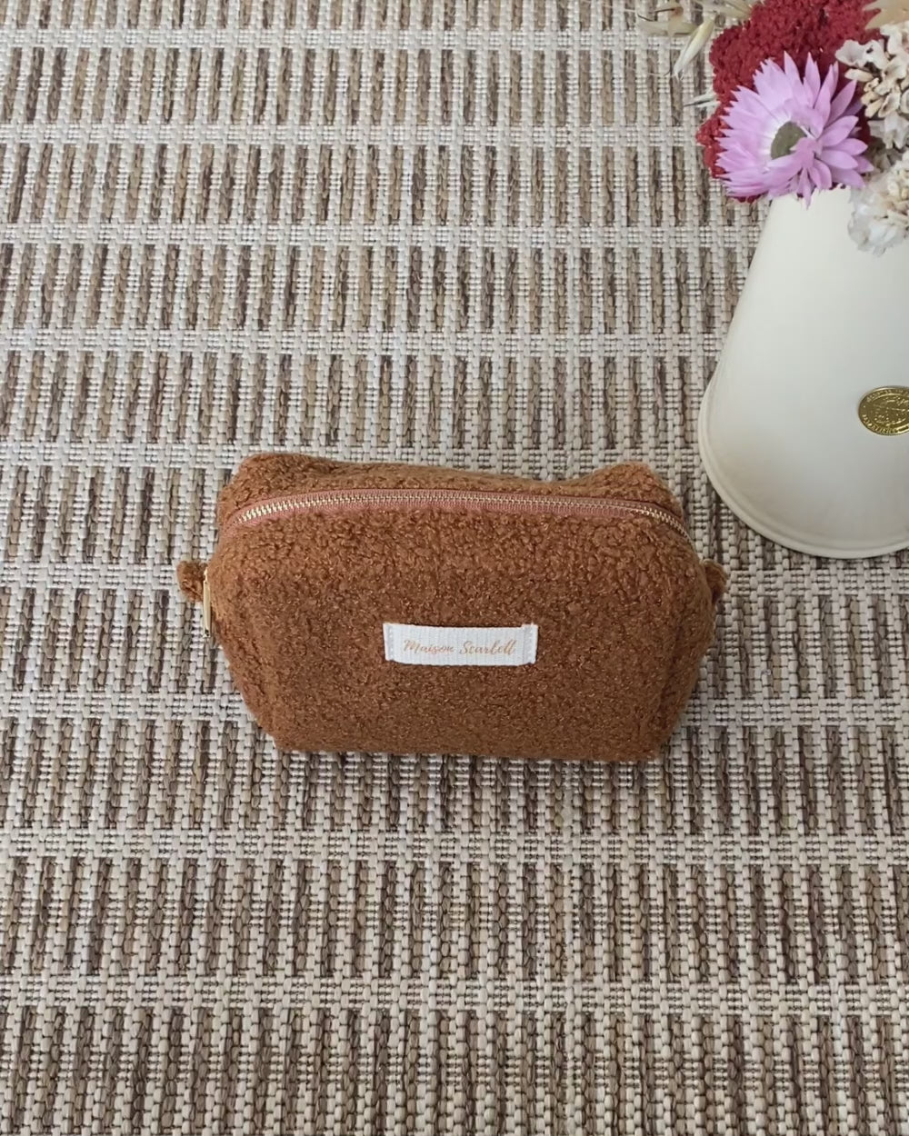 Charlotte corduroy toiletry bag - outlet