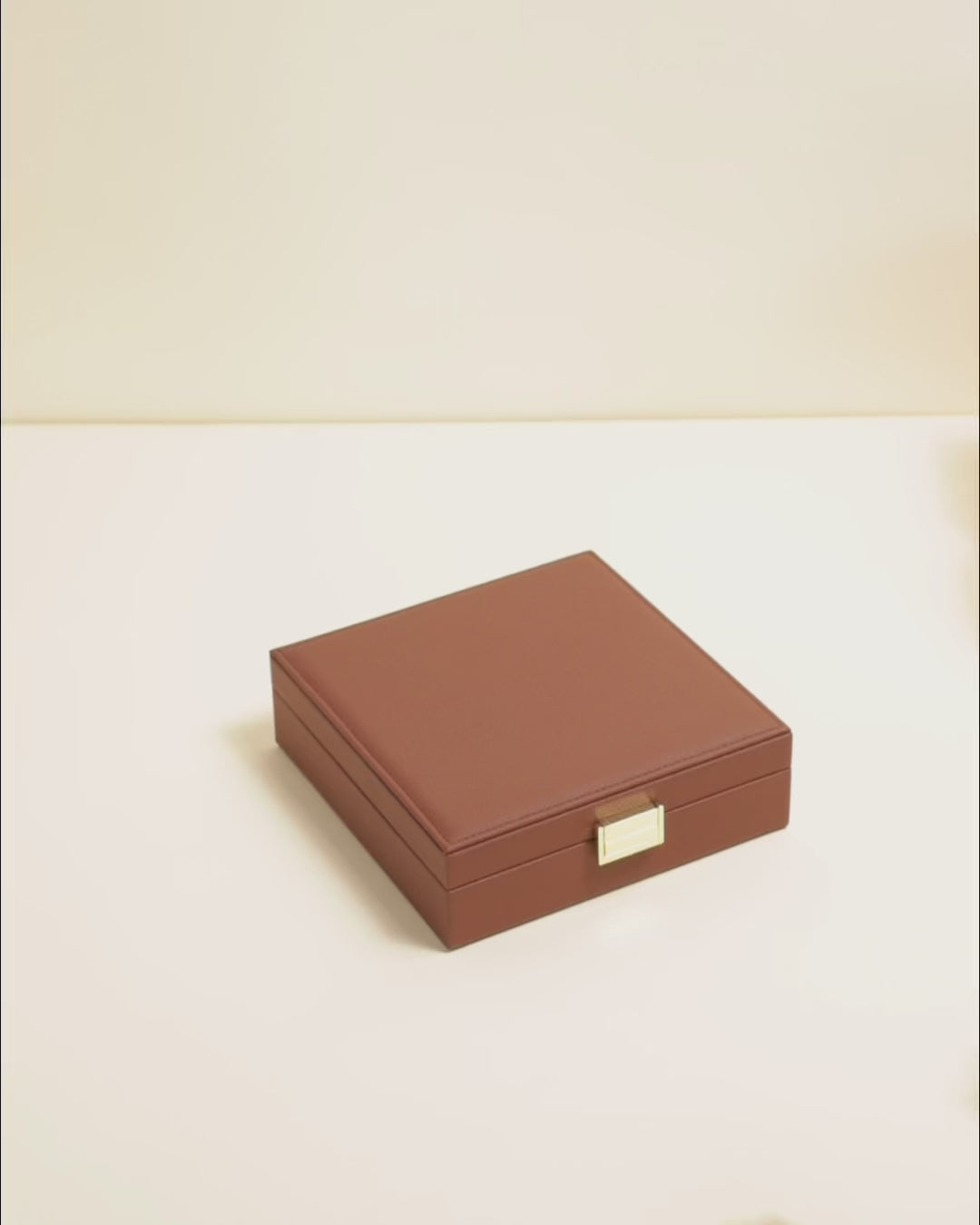 Anne leopard velvet jewelry box