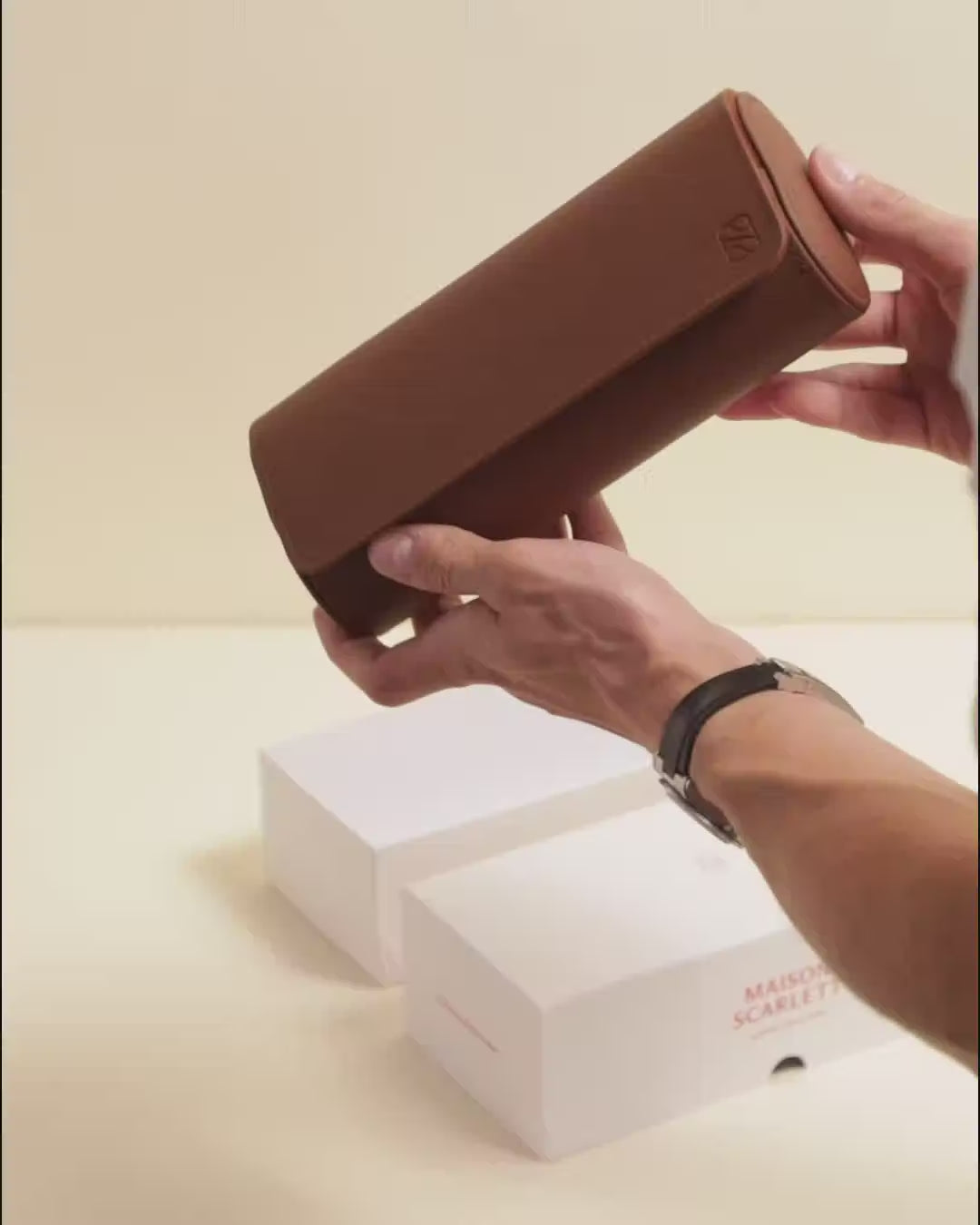 James Travel Watch Box, 3 Slots