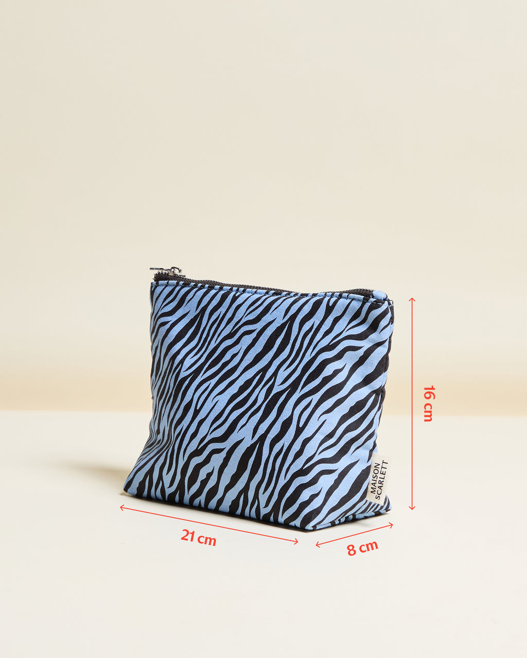 Adélaïde Zebra Toiletry Bag