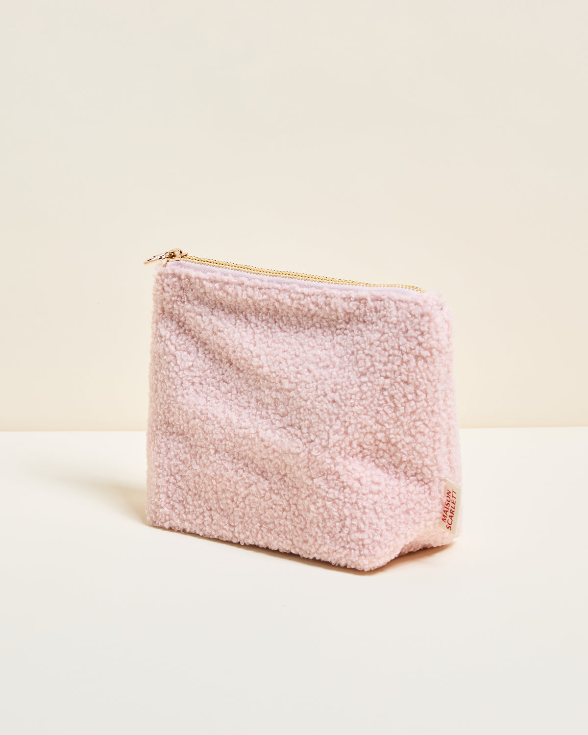 Adélaïde bouclé toiletry bag