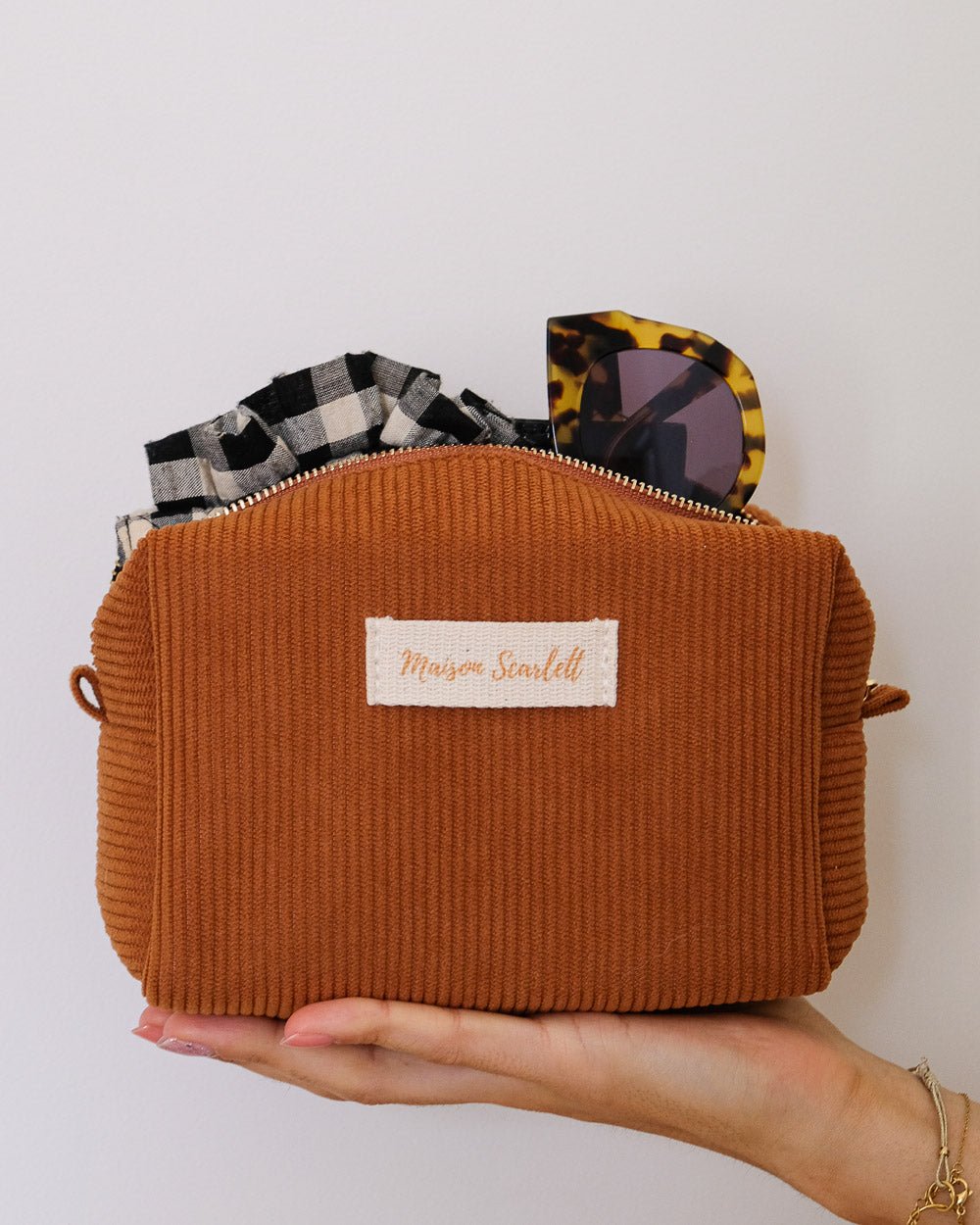 Charlotte corduroy toiletry bag - outlet