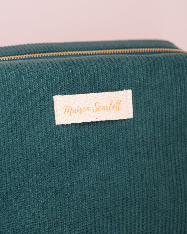Charlotte corduroy toiletry bag
