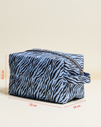 Charlotte Zebra Toiletry Bag
