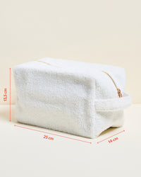 Charlotte Bouclé Toiletry Bag