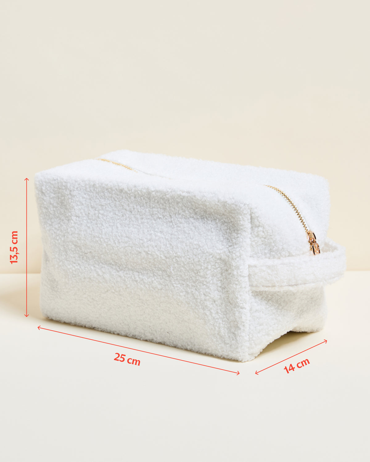 Charlotte Bouclé Toiletry Bag