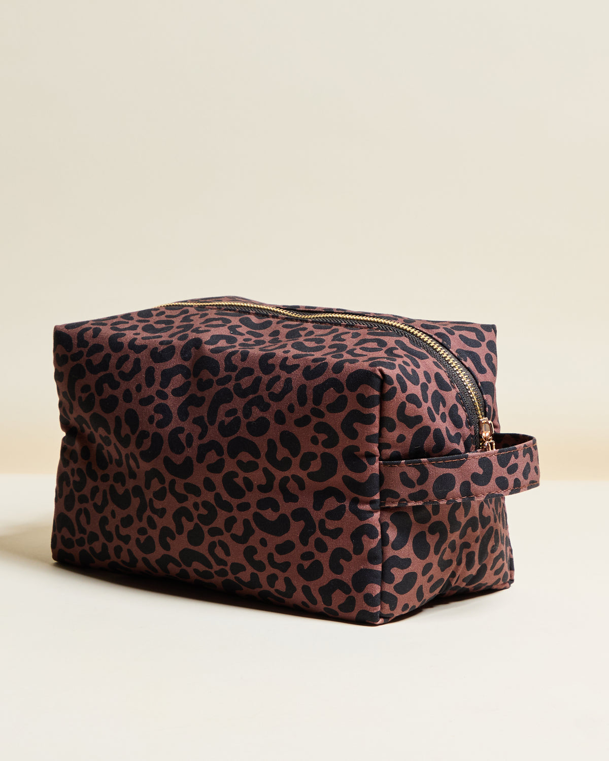 Charlotte Leopard Toiletry Bag