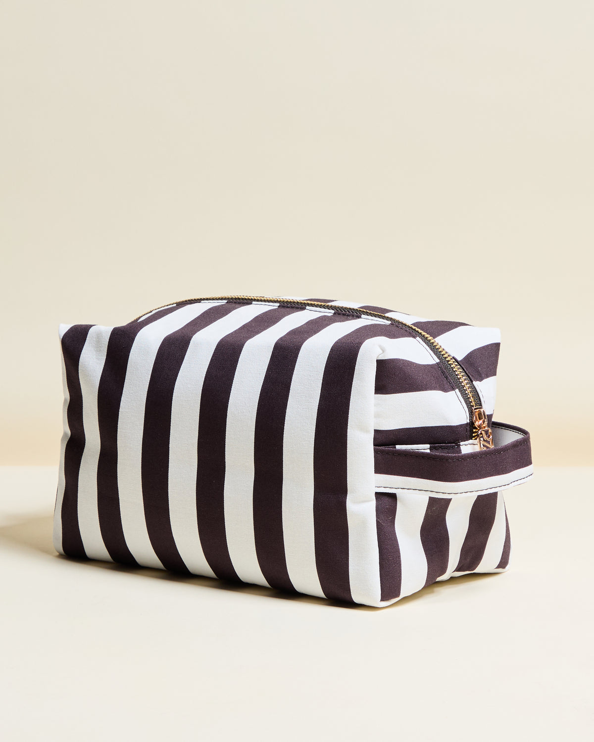 Charlotte Striped Toiletry Bag