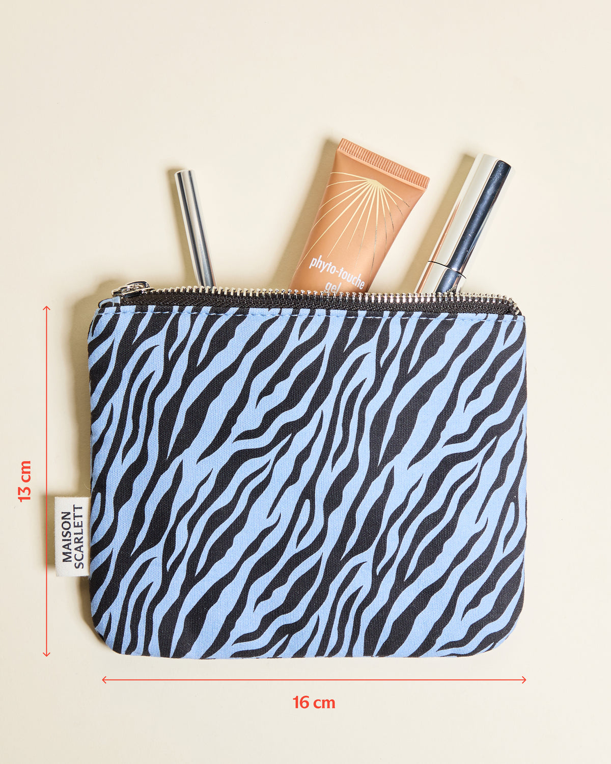 Gabrielle Zebra Toiletry Bag