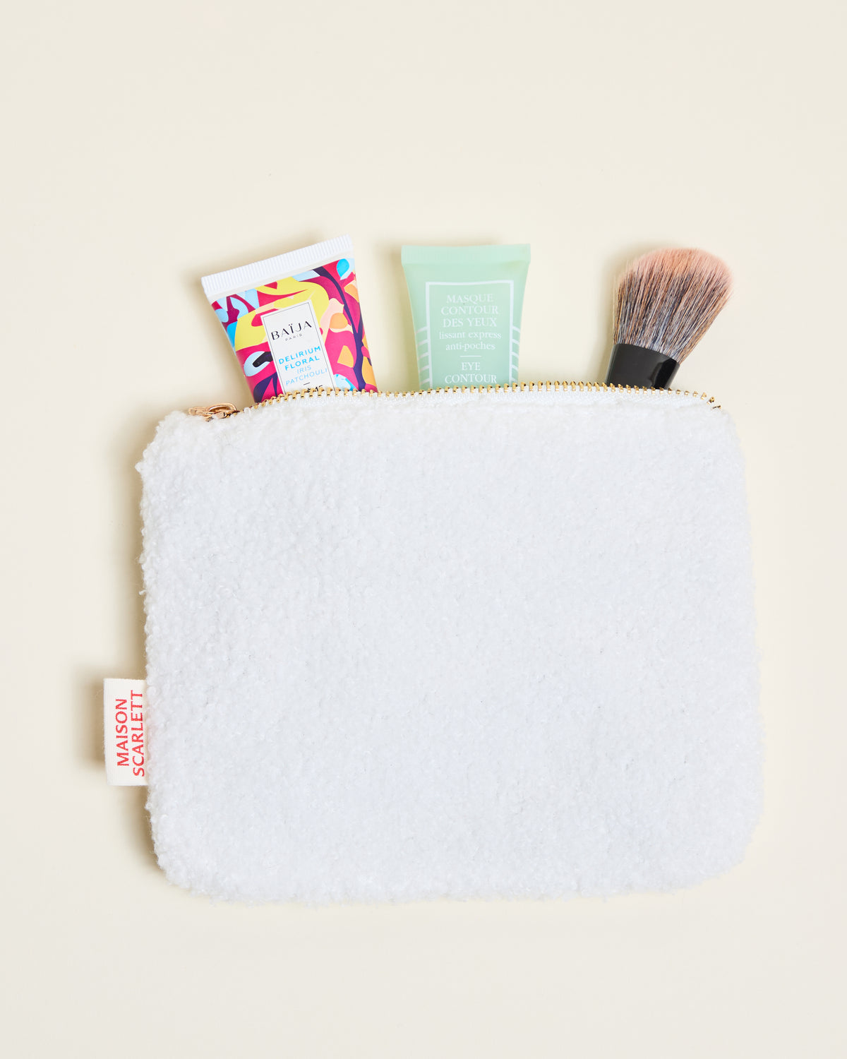 Gabrielle Bouclé Toiletry Bag