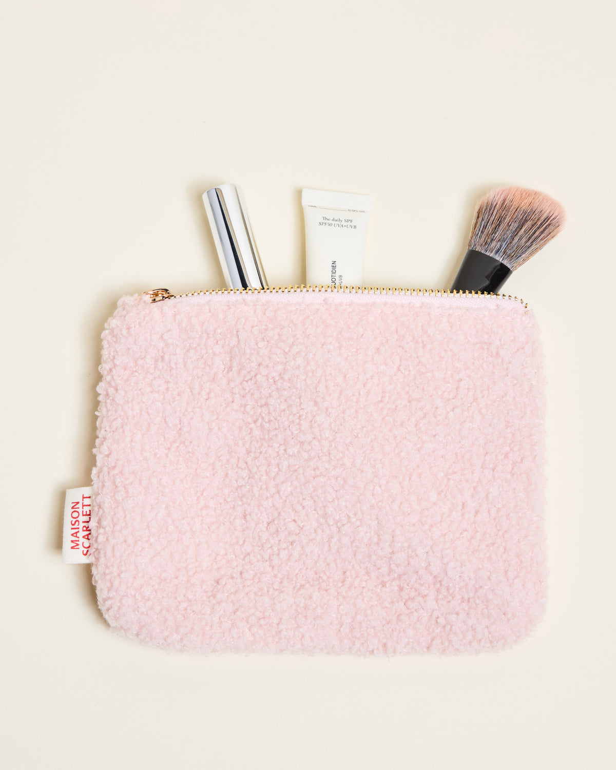 Gabrielle Bouclé Toiletry Bag