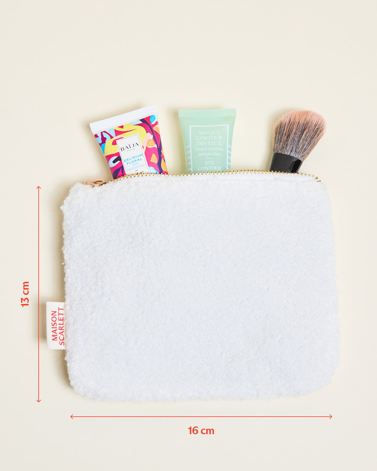 Gabrielle Bouclé Toiletry Bag